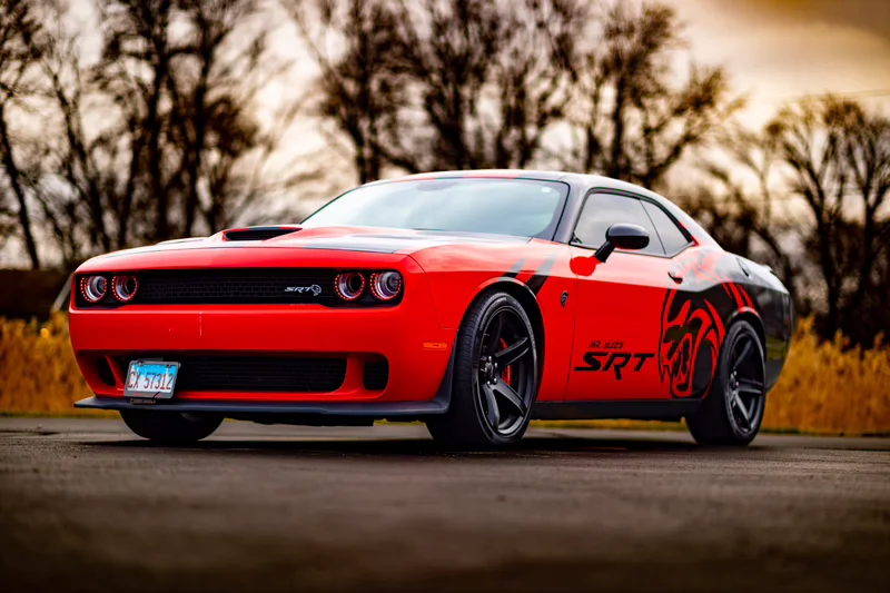 Dodge Hellcat vehicle wrap